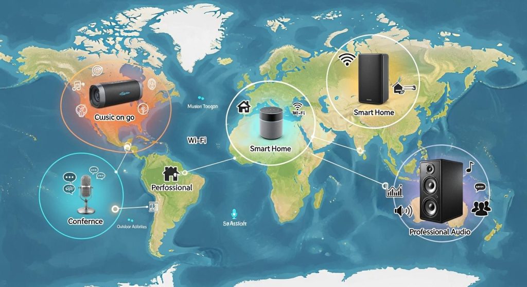 Market Demand Differentiation for Speakers in Different Regions