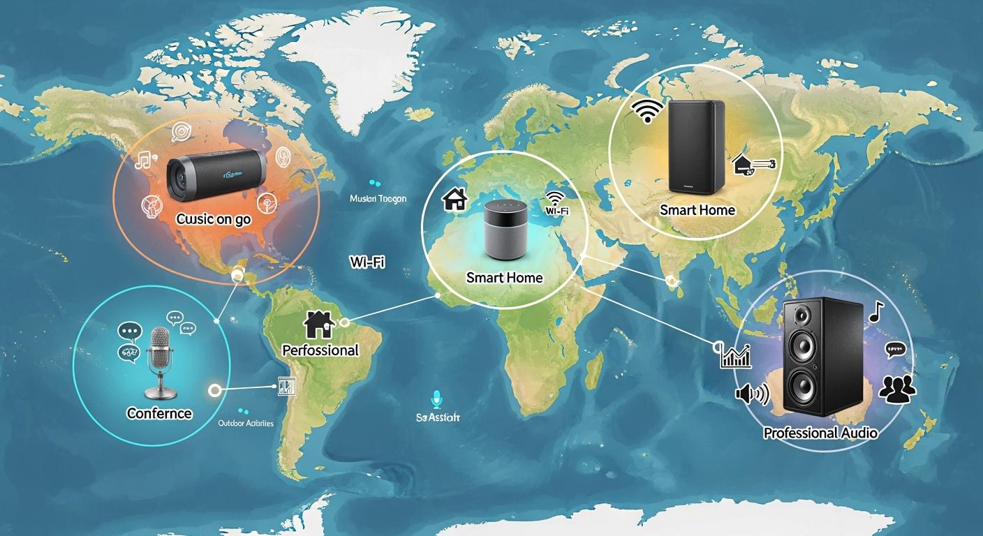 Market Demand Differentiation for Speakers in Different Regions