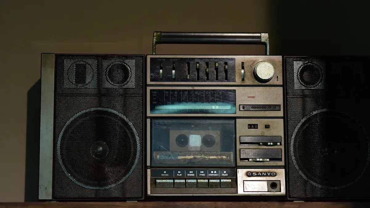 The market competition between traditional speakers and voice-controlled speakers