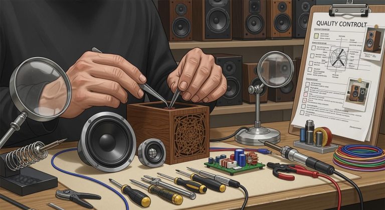 How to ensure the consistency of craftsmanship in speaker customization