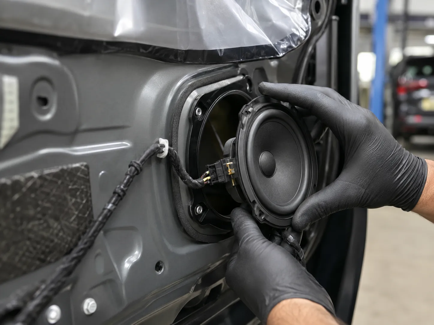 Custom Midrange Speaker for a Car Door Sound System