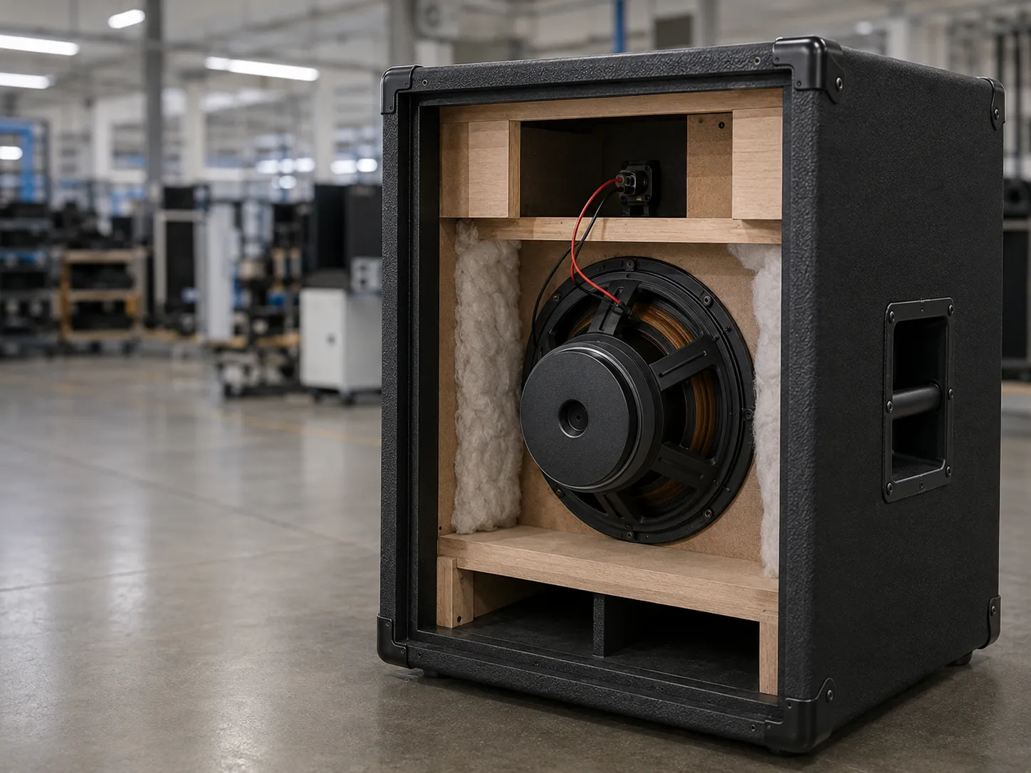 Custom Woofer Driver for a Bass Guitar Amplifier Cabinet