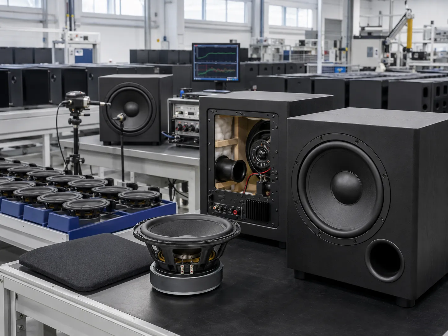 Custom Woofer Driver for a Home Theater Subwoofer