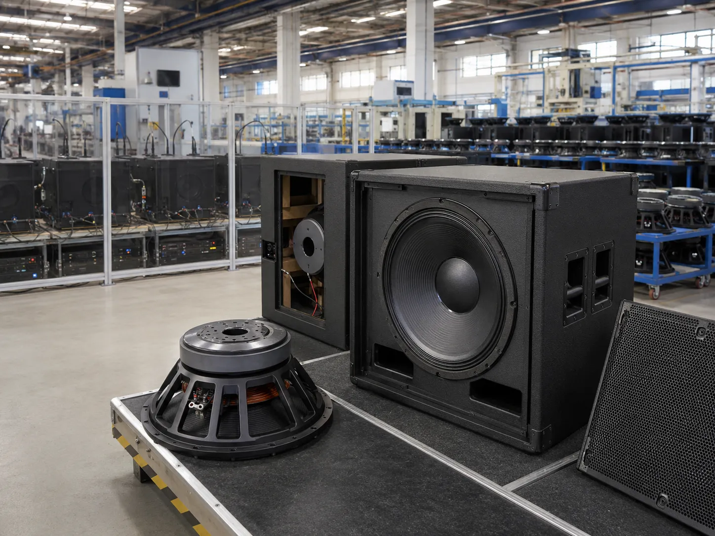 Custom Woofer Driver for a PA Subwoofer / Bass Bin