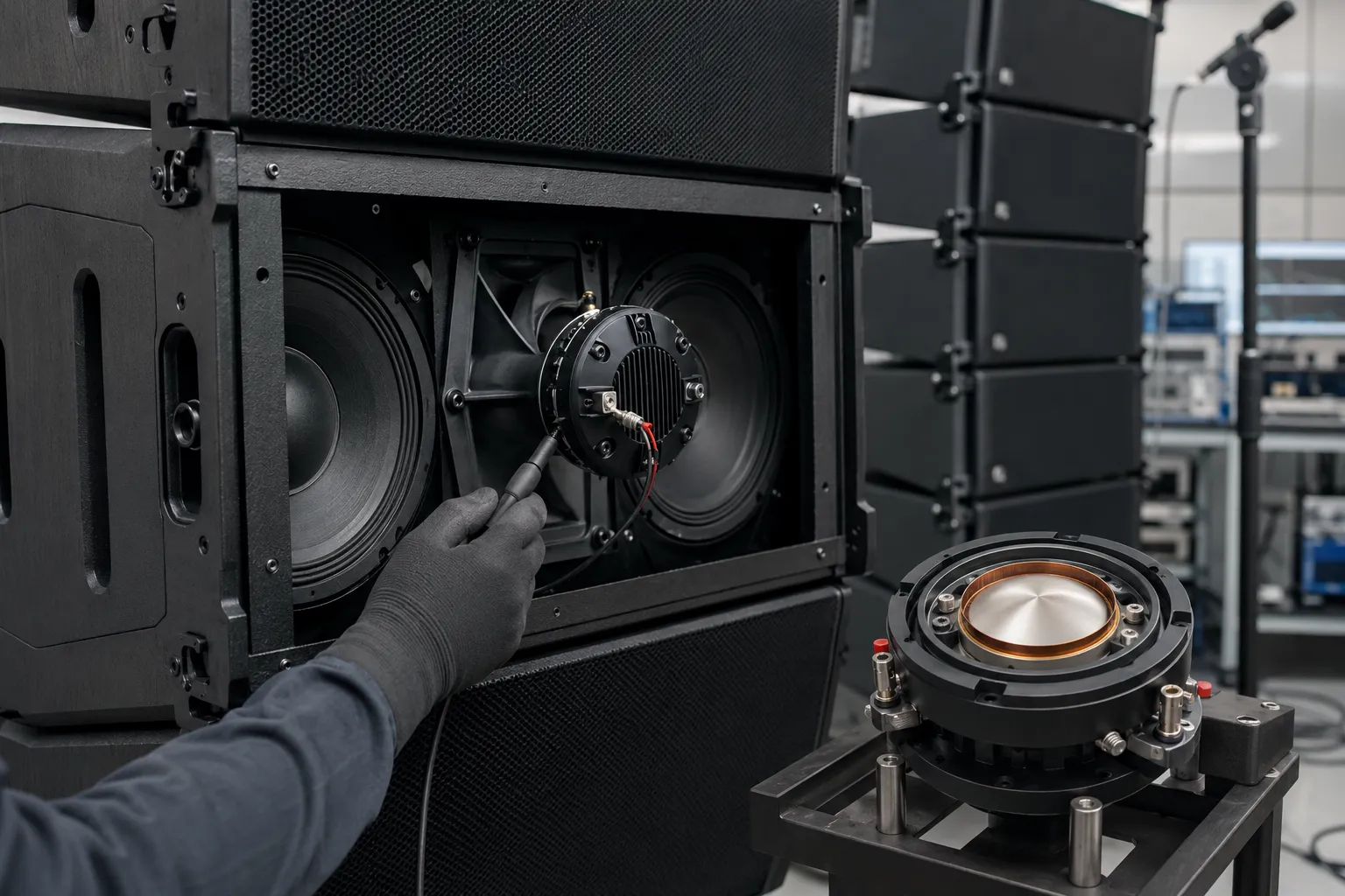 Custom Tweeter Driver for a Line Array HF Compression Driver