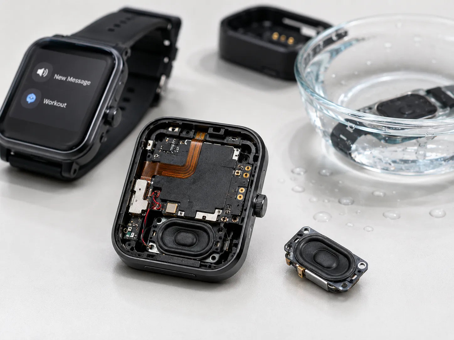 Custom Small Speaker for a Smartwatch or Fitness Tracker
